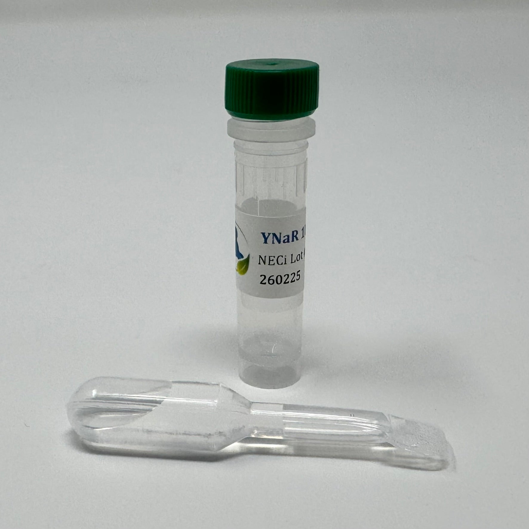 YNaR Nitrate Reductase (Enzyme Only) - Clear plastic tube of YNaR and vial of enzyme diluent