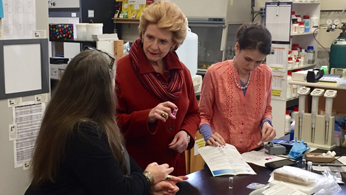 Senator Debbie Stabenow Visits NECi