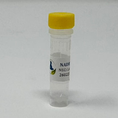 NADH for Nitrate Reductase Assays - Clear plastic tube containing freeze-dried NADH cofactor
