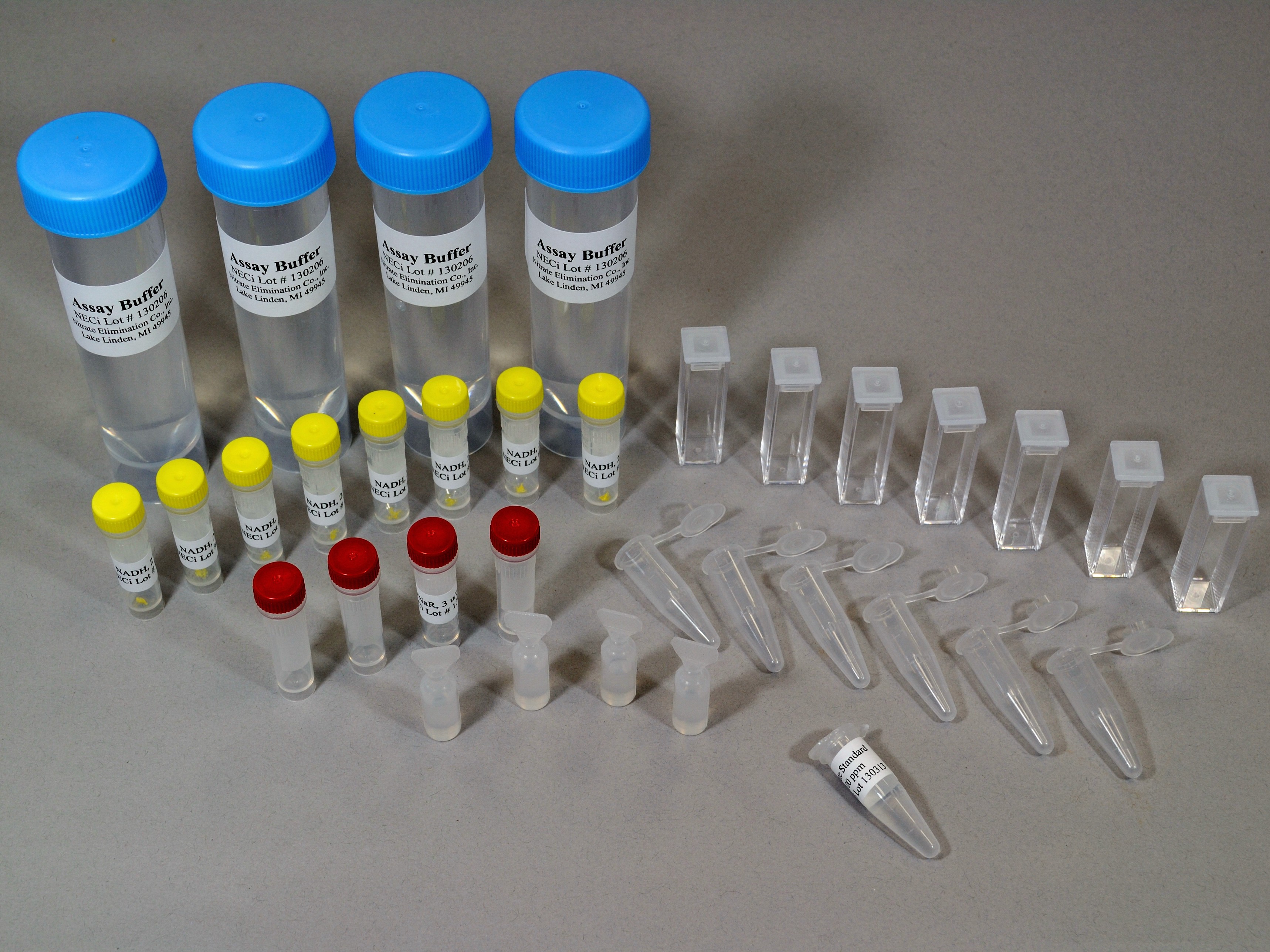 Nitrate Test Kit by NADH Disappearance: 100 Sample Analysis